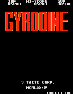 Gyrodine screen shot title